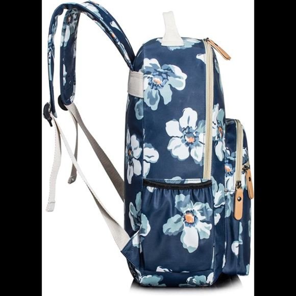 Water-resistant Floral School Backpack Travel Bag Girls Bookbags Satchel main image 5